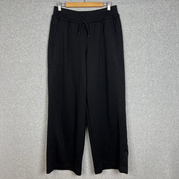 Athleta Black Allure High Rise Wide Leg Pant Size Large - Picture 2 of 10